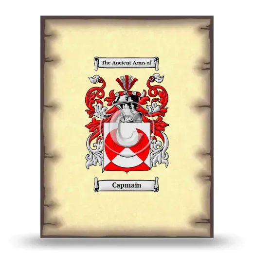 Capmain Coat of Arms Print