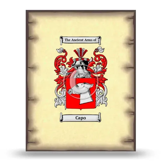 Capo Coat of Arms Print