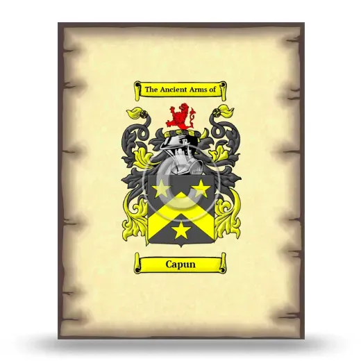 Capun Coat of Arms Print