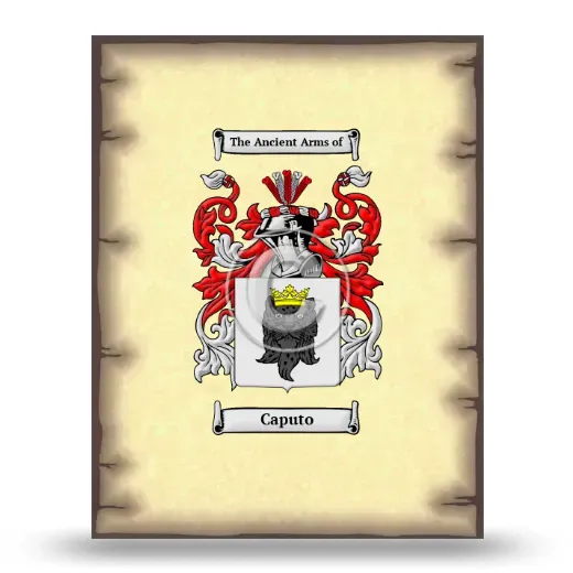 Caputo Coat of Arms Print