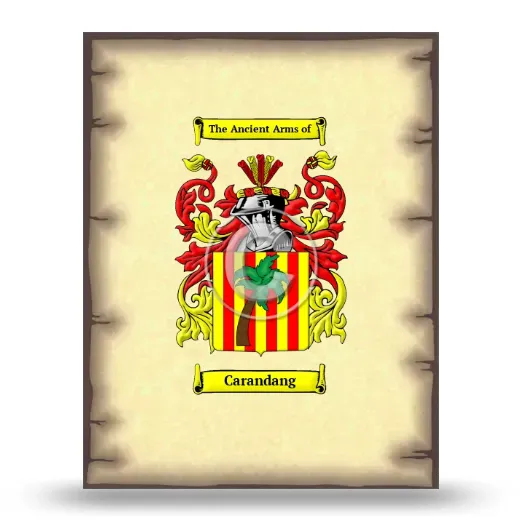 Carandang Coat of Arms Print