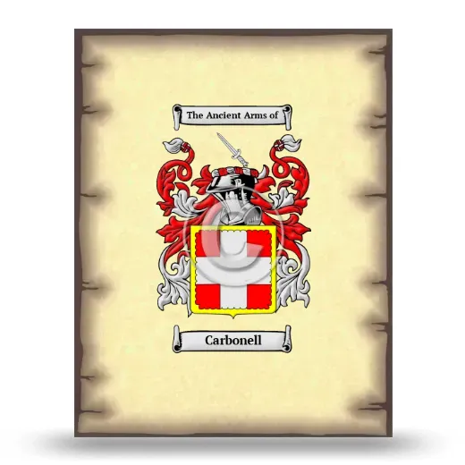 Carbonell Coat of Arms Print