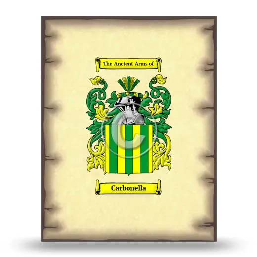 Carbonella Coat of Arms Print