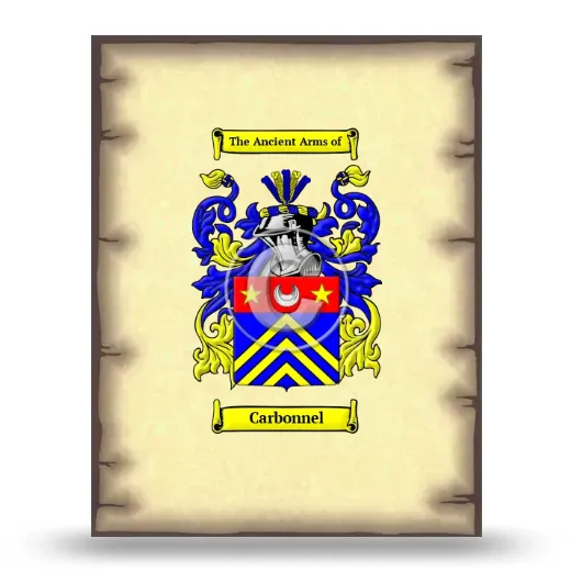 Carbonnel Coat of Arms Print