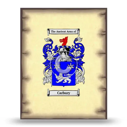 Carbury Coat of Arms Print