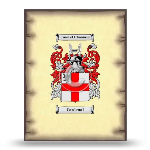 Cardenal Coat of Arms Print