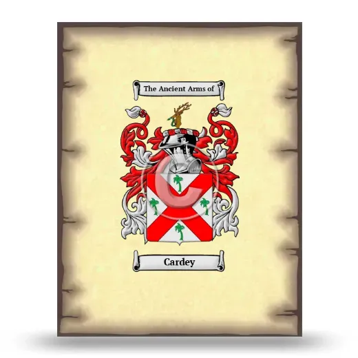 Cardey Coat of Arms Print