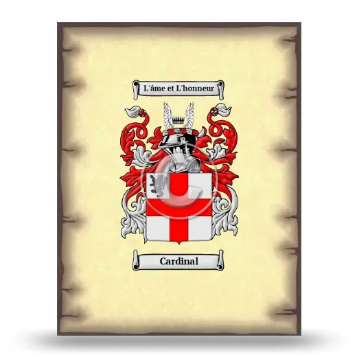 Cardinal Coat of Arms Print