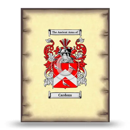 Cardons Coat of Arms Print