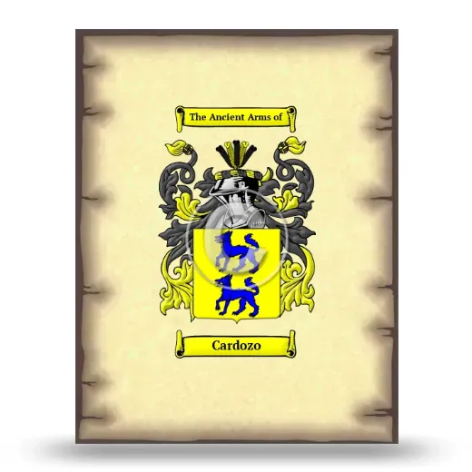 Cardozo Coat of Arms Print