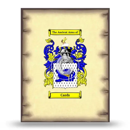Cards Coat of Arms Print