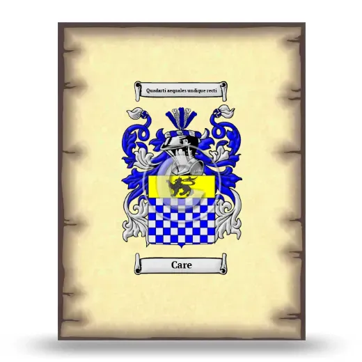 Care Coat of Arms Print