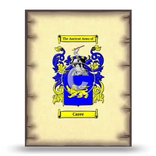 Caree Coat of Arms Print
