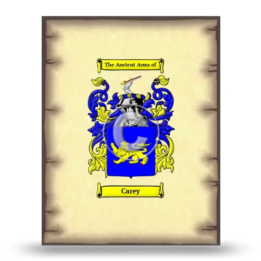 Carey Coat of Arms Print