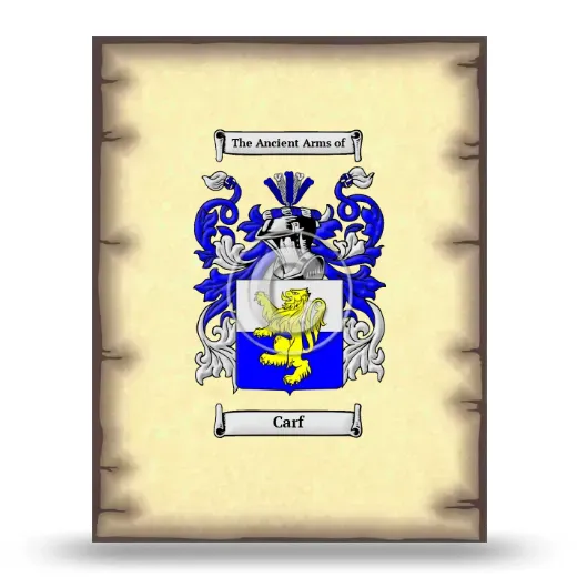 Carf Coat of Arms Print