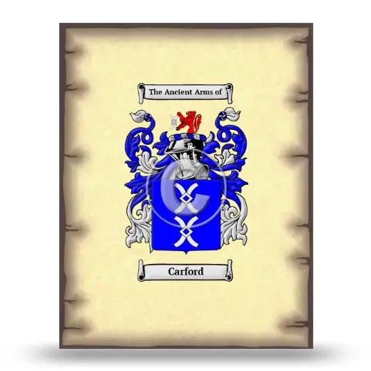 Carford Coat of Arms Print