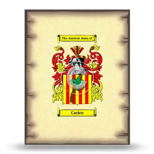 Carico Coat of Arms Print