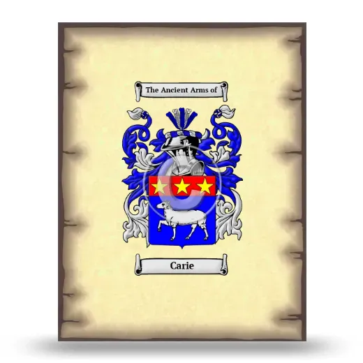 Carie Coat of Arms Print