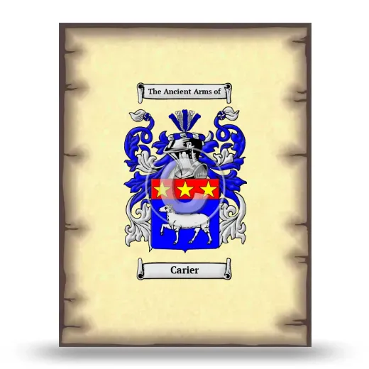 Carier Coat of Arms Print