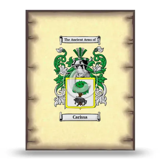 Carissa Coat of Arms Print