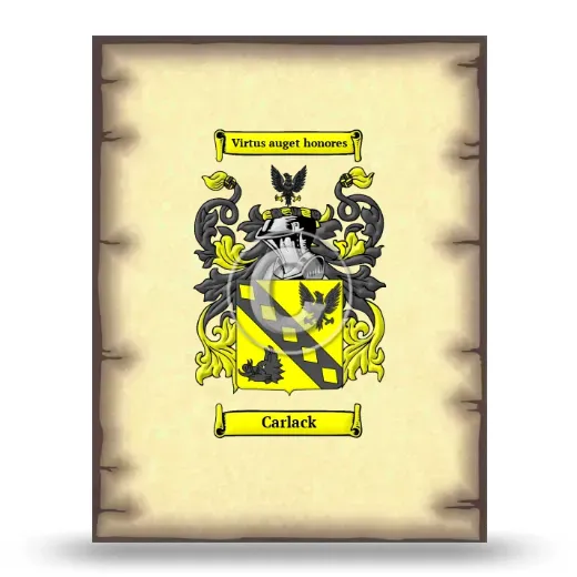 Carlack Coat of Arms Print