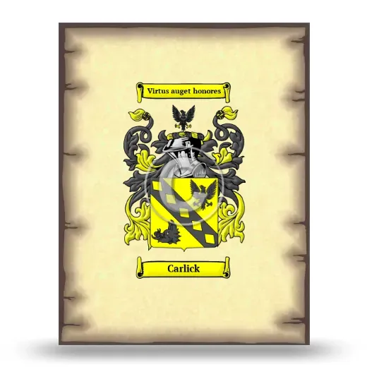 Carlick Coat of Arms Print