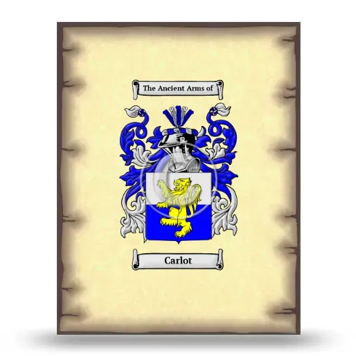 Carlot Coat of Arms Print
