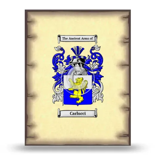 Carlucci Coat of Arms Print