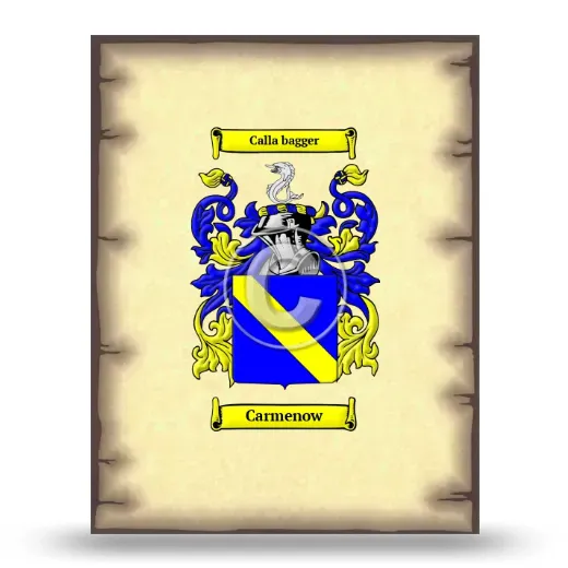 Carmenow Coat of Arms Print