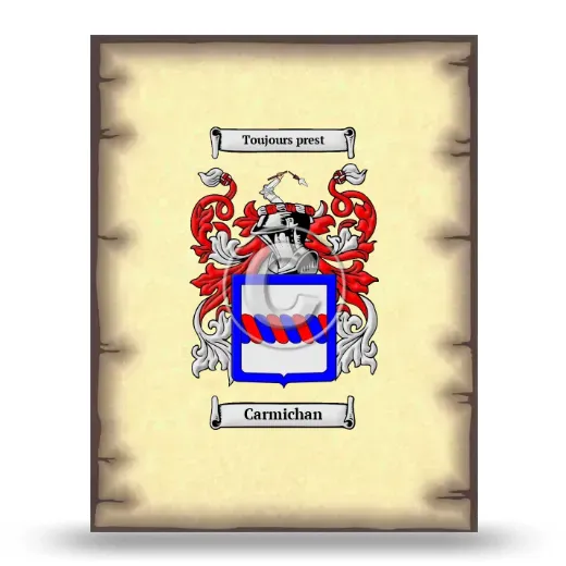 Carmichan Coat of Arms Print