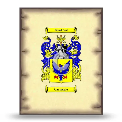 Carnagie Coat of Arms Print