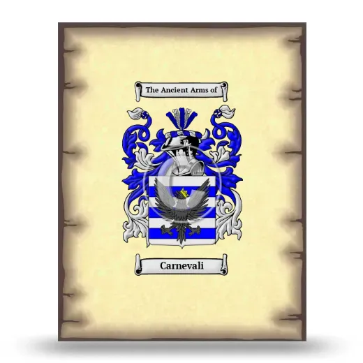 Carnevali Coat of Arms Print