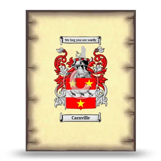 Carnville Coat of Arms Print