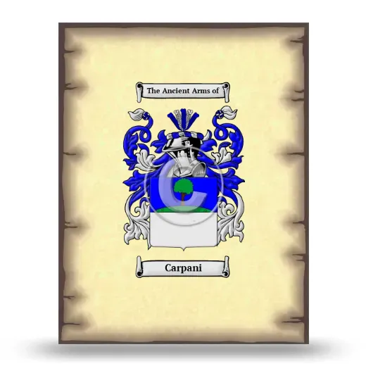 Carpani Coat of Arms Print