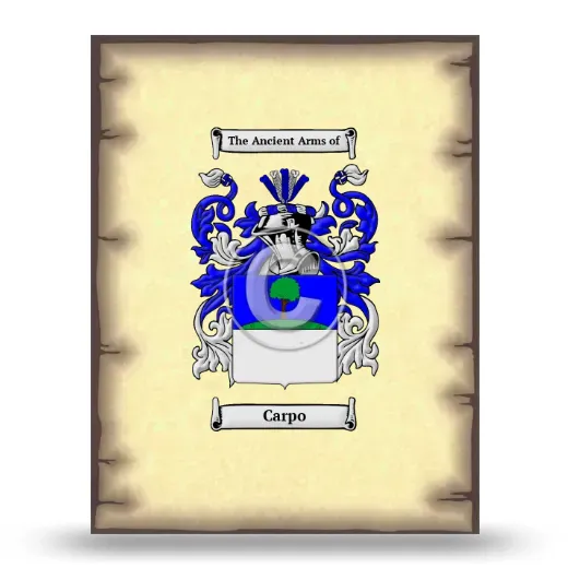 Carpo Coat of Arms Print