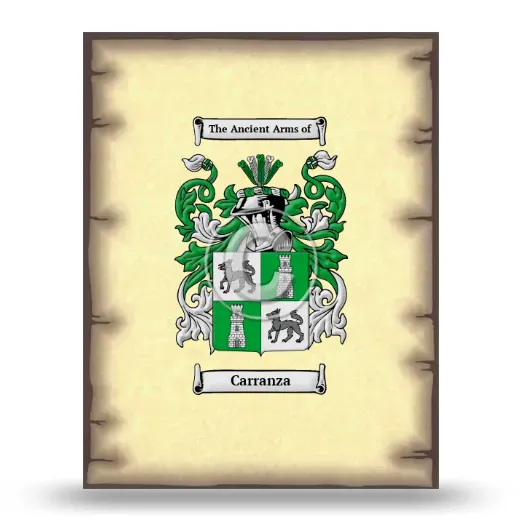 Carranza Coat of Arms Print