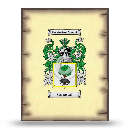 Carrascal Coat of Arms Print