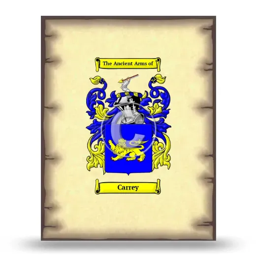 Carrey Coat of Arms Print