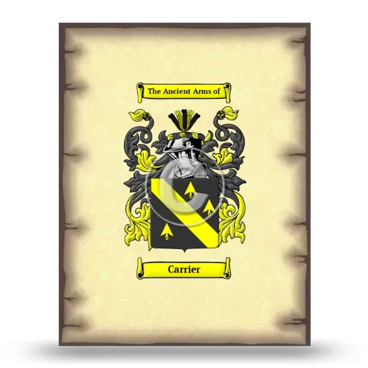 Carrier Coat of Arms Print