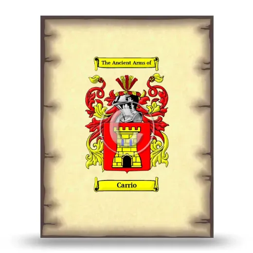 Carrio Coat of Arms Print