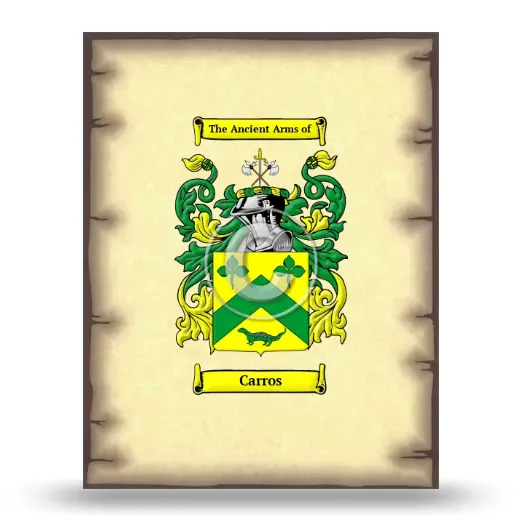 Carros Coat of Arms Print