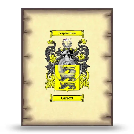 Carrott Coat of Arms Print