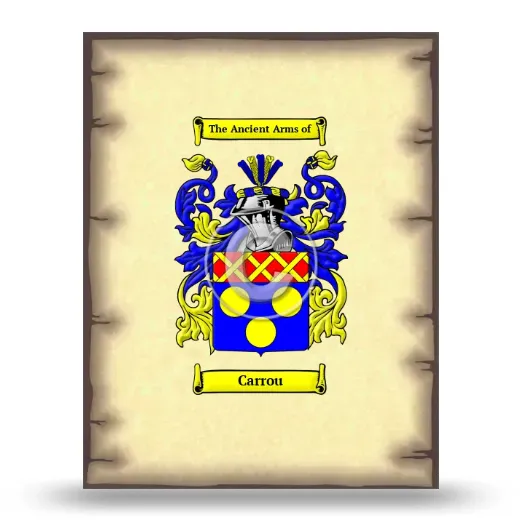 Carrou Coat of Arms Print