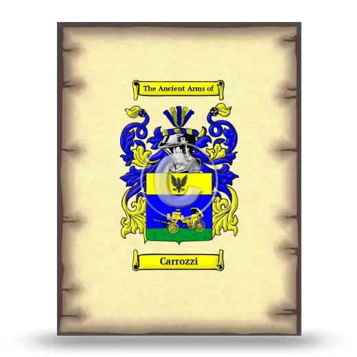 Carrozzi Coat of Arms Print