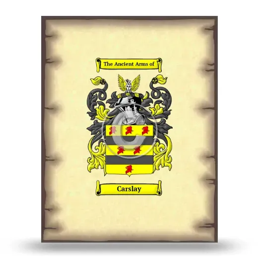 Carslay Coat of Arms Print