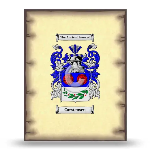 Carstensen Coat of Arms Print