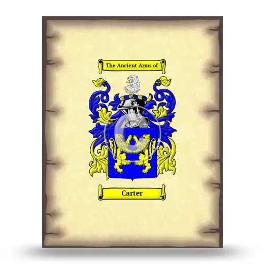 Carter Coat of Arms Print