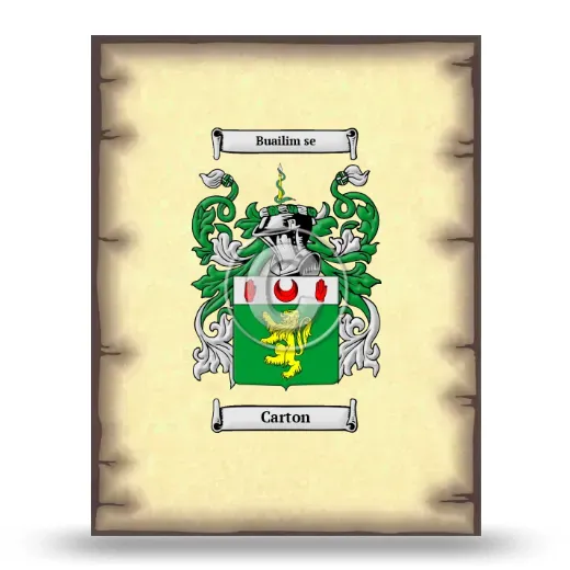 Carton Coat of Arms Print