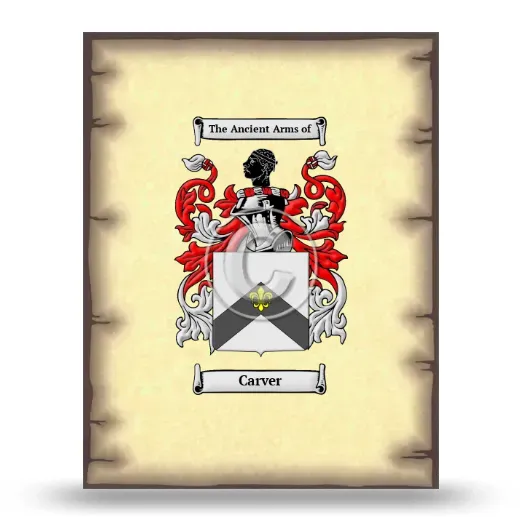 Carver Coat of Arms Print