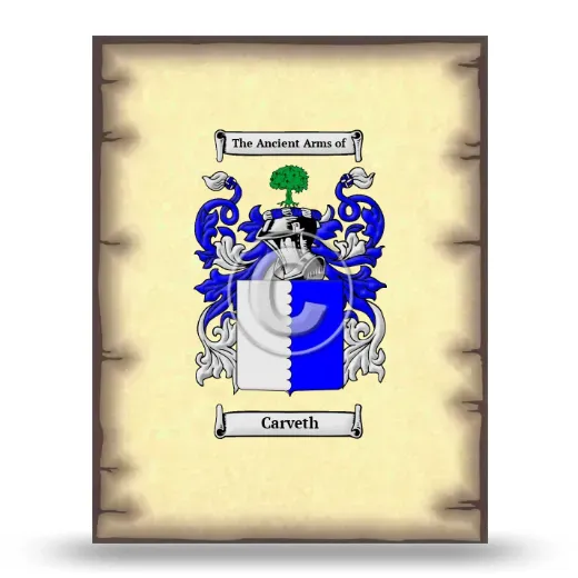 Carveth Coat of Arms Print